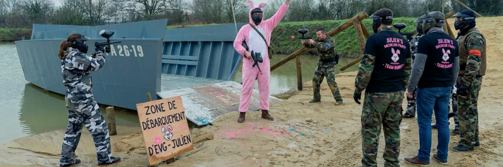 Activité Paint ball pour EVG à Nantes